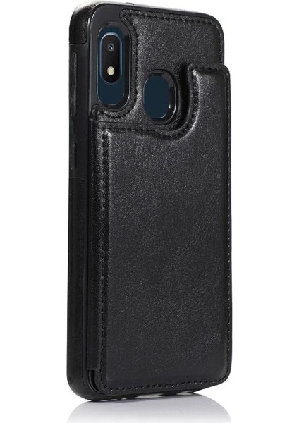 Cüzdan Kılıf Samsung Galaxy A20E / A10E Pu Deri Çift Manyetik (Yurt Dışından) fırsatları