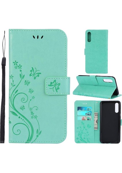 Samsung Galaxy A50/A50S/A30S Kickstand Manyetik Kapatma Pu Için Filp Durumda (Yurt Dışından)