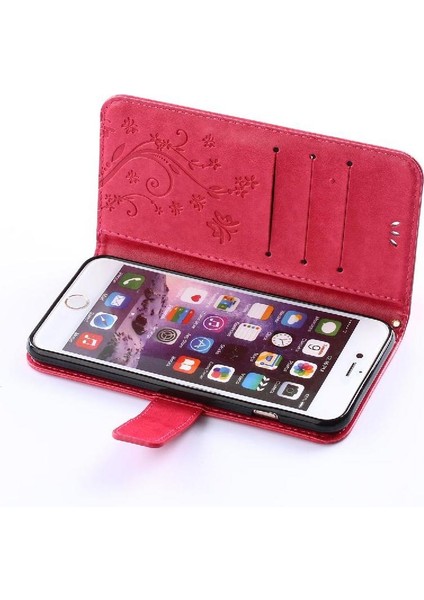 IPhone 6 Bilek Kayışı Manyetik Kapatma Kart Tutucu Kickstand Için Filp Durumda (Yurt Dışından) fiyatları