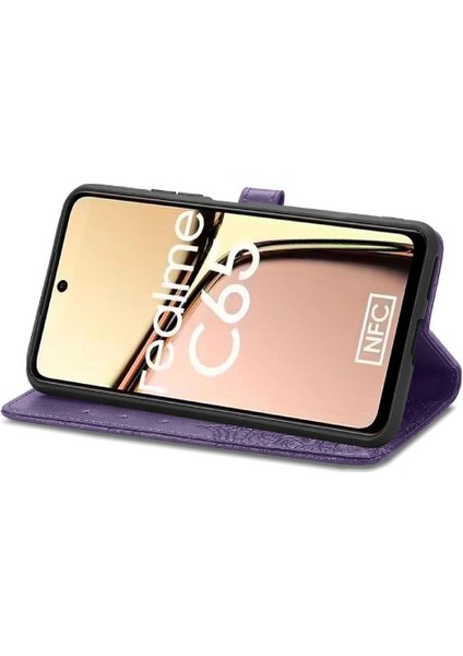 Realme C65 Için Flip Case Zarif Desen Basit Iş Kapak Kılıfı (Yurt Dışından) fiyatları