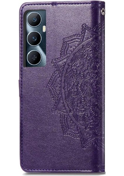 Realme C65 Için Flip Case Zarif Desen Basit Iş Kapak Kılıfı (Yurt Dışından) modelleri