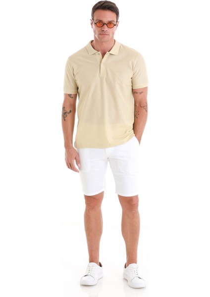 Vizon Regular Fit Düz Merserize Polo Yaka 100% Pamuk Tişört fiyatları