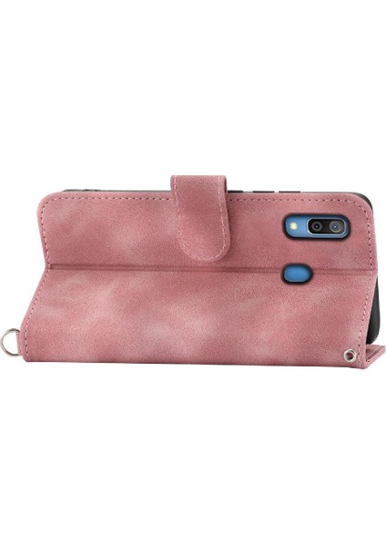 Samsung Galaxy A30 Bileklik Kabartmalı Darbeye Dayanıklı Çoklu Için Flip Case (Yurt Dışından) modelleri