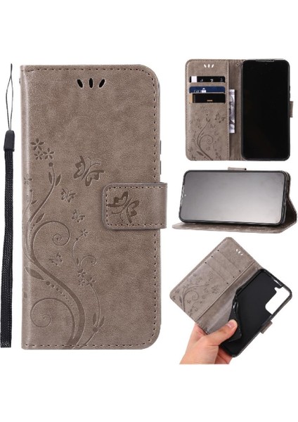 Samsung Galaxy S22 5g Kickstand Kart Tutucu Manyetik Kapatma Için Filp Durumda (Yurt Dışından)