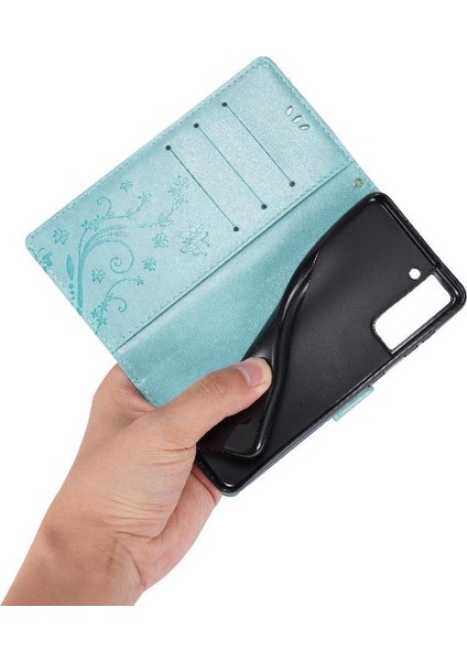 Samsung Galaxy S21 Için Kickstand Durumda Kart Tutucu Manyetik Kapatma Pu (Yurt Dışından) fiyatları