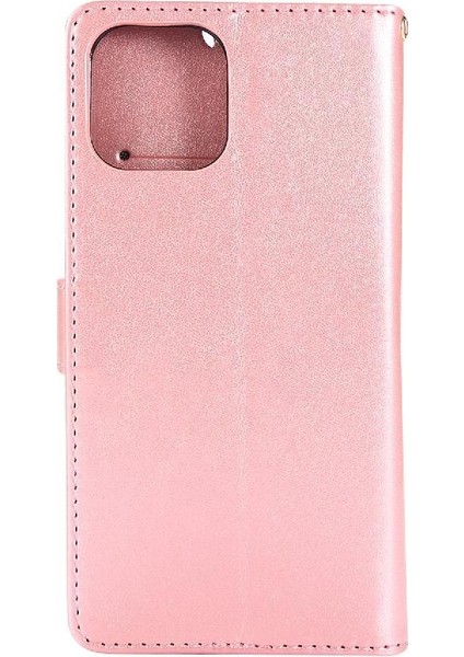 IPhone 13 Için Filp Durumda Pro Max Kickstand Kart Tutucu Pu Deri Bilek (Yurt Dışından)