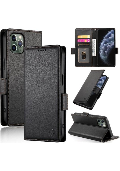 IPhone 11 Için Flip Case Pro Flip Cüzdan Günlük Kullanım Kart Yuvaları Iş (Yurt Dışından)