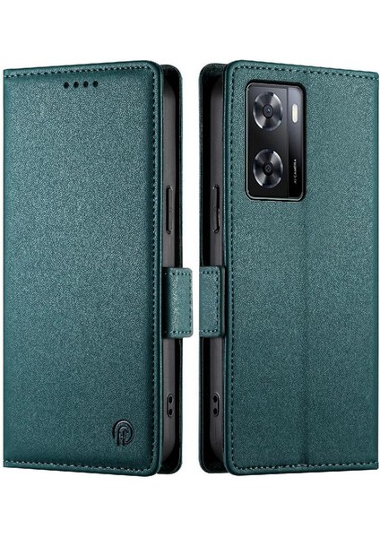 Oppo A57 4g Günlük Kullanım Için Flip Case Kart Yuvaları Iş Cüzdan Flip (Yurt Dışından)