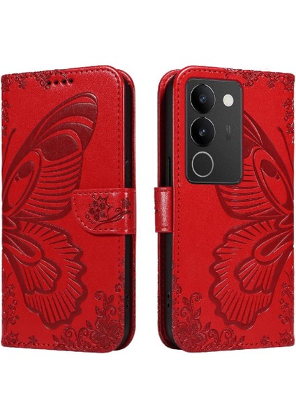 Vıvo S17 Için Flip Case 5G/S17 Pro 5g Kredi Kartı ile Yüksek Kaliteli Deri (Yurt Dışından)
