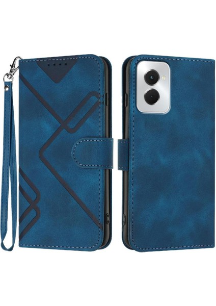 Motorola Moto G Güç 5g Için Flip Case Kart Yuvası ile 2024 Pu Deri Çevirin (Yurt Dışından)