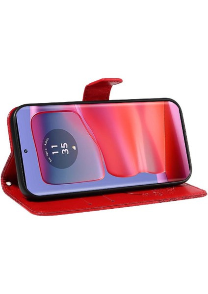 Motorola Kenar 50 Pro 5g Yüksek Kalite Deri Kredi ile Flip Case (Yurt Dışından) indirimleri