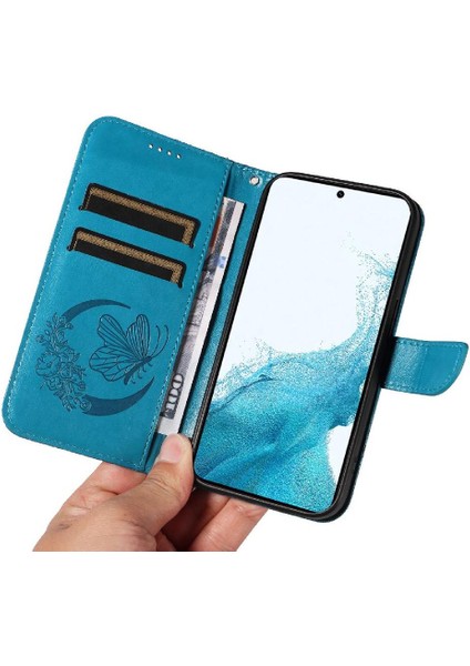 Samsung Galaxy S21 Artı Yüksek Kaliteli Deri ile Kabartmalı Flip Case (Yurt Dışından) indirimleri