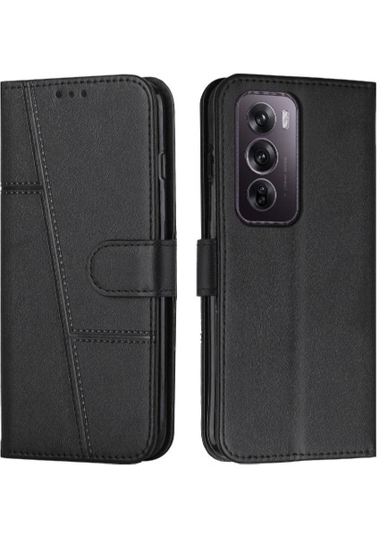 Oppo Oppo 12 Pro 5g Kart Ekleme Pu Deri Yan Toka Için Flip Case (Yurt Dışından)