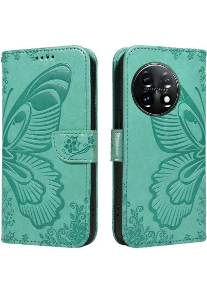 Oneplus 11 5g Için Flip Case Kredi Kartı Yuvası ile Ayrılabilir El Kayışı (Yurt Dışından)