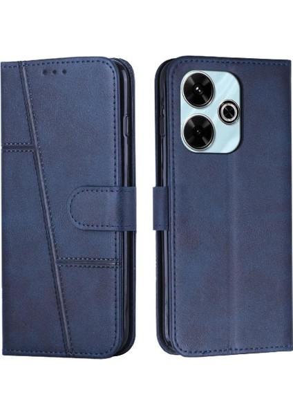 Xiaomi Redmi Için Flip Case 13 4g Pu Deri Yan Toka Tam Koruma (Yurt Dışından)