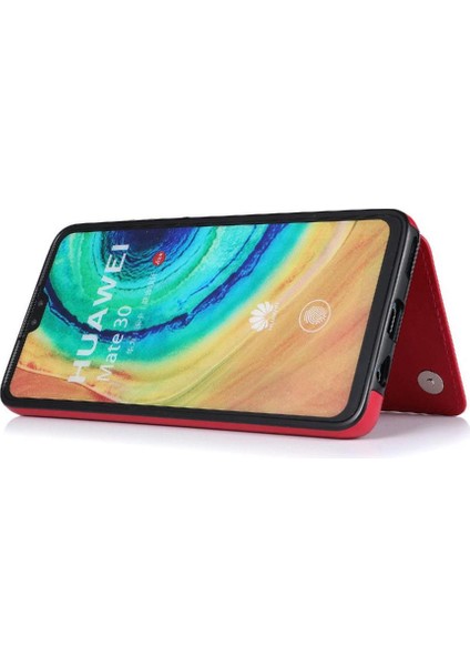 Mays Boutique Huawei Mate 30 Için Cüzdan Durumda Çift Manyetik Toka Pu Deri Kickstand (Yurt Dışından)