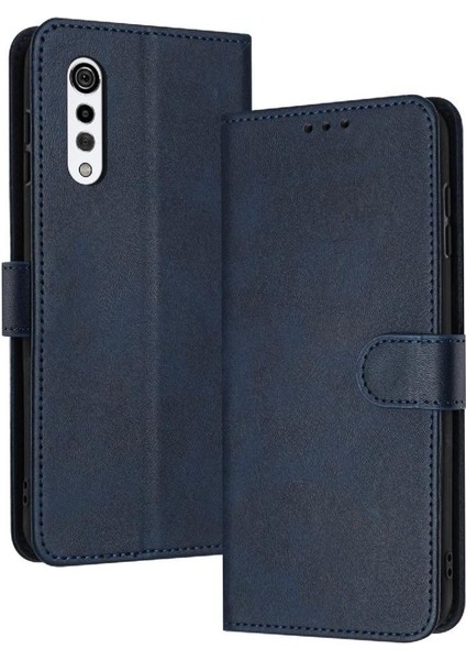 Kart Yuvası ile Toka Saf Renk Kickstand ile Lg G9/G900 Için Flip Case (Yurt Dışından)