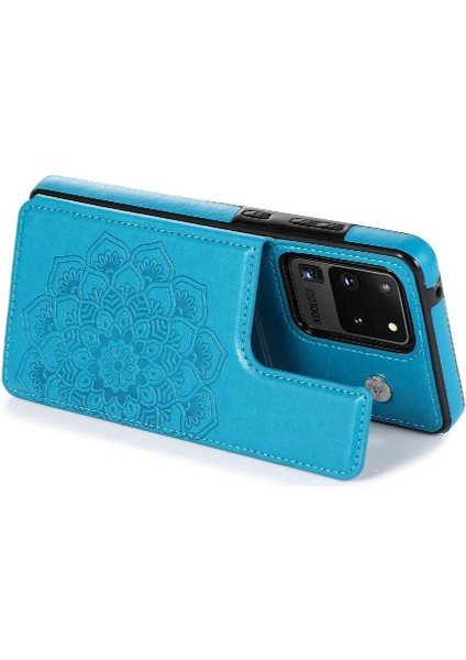 Samsung Galaxy S20 Ultra Desen Çiçek Için Kart Tutucu Kılıf ile Cüzdan (Yurt Dışından) fiyatları