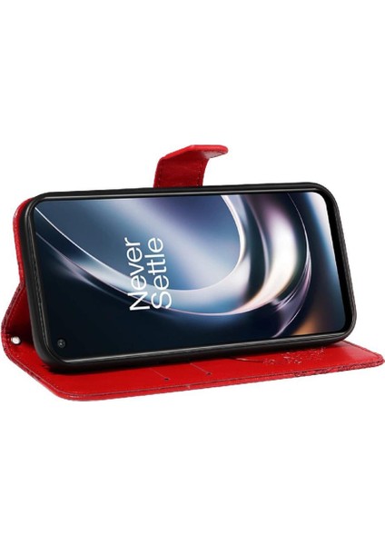 Kredi Kartı Yuvası Ayrılabilir El ile Oneplus Nord Ce2 Lite Için Flip Case (Yurt Dışından) modelleri