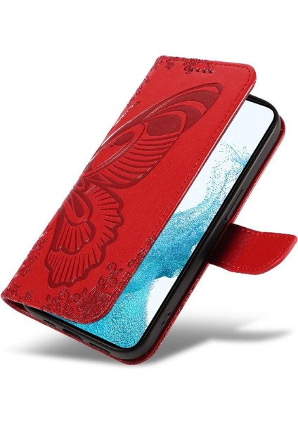 Samsung Galaxy S21 Artı Yüksek Kaliteli Deri ile Kabartmalı Flip Case (Yurt Dışından) modelleri