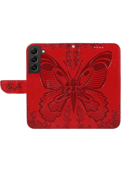 Samsung Galaxy S21 Artı Yüksek Kaliteli Deri ile Kabartmalı Flip Case (Yurt Dışından) indirimleri