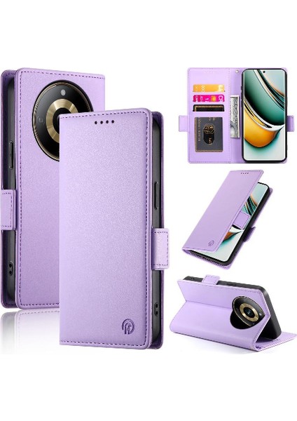 Realme 11 Pro Flip Kartvizit Yuvaları Cüzdan Günlük Kullanım Için Flip Case (Yurt Dışından)