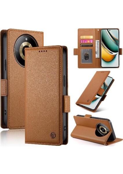 Realme 11 Pro Flip Kartvizit Yuvaları Cüzdan Günlük Kullanım Için Flip Case (Yurt Dışından)
