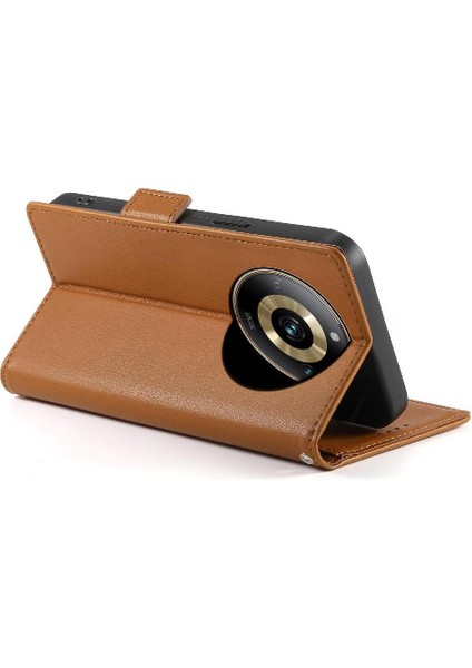 Realme 11 Pro Flip Kartvizit Yuvaları Cüzdan Günlük Kullanım Için Flip Case (Yurt Dışından)