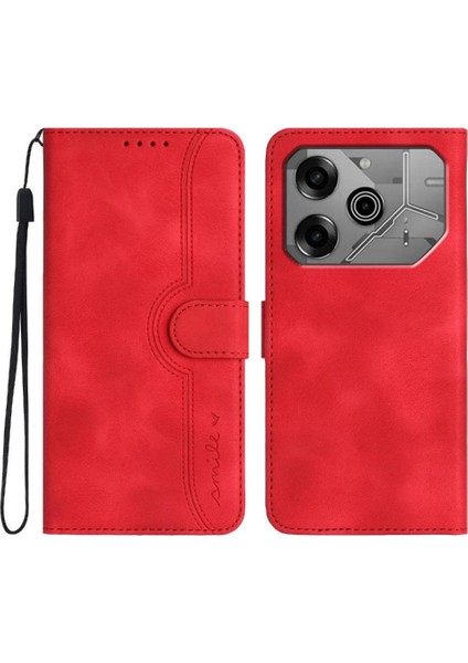 Tecno Pova 6 Pro Case Premium Pu Dahili Mıknatıs Kapağı ile Uyumlu (Yurt Dışından)