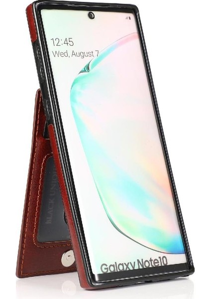 Kredi Kartı Cüzdan Kartı ile Samsung Galaxy NOTE10 Plus ile Uyumlu (Yurt Dışından) modelleri