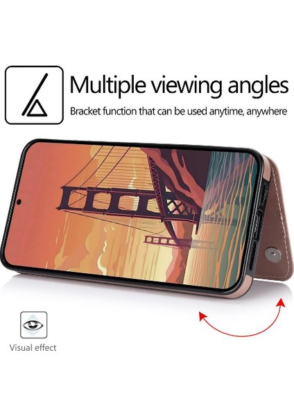 Kart Tutucu Kickstand ile Samsung Galaxy S23 Kart Yuvaları Için Cüzdan Kılıf (Yurt Dışından) fiyatları
