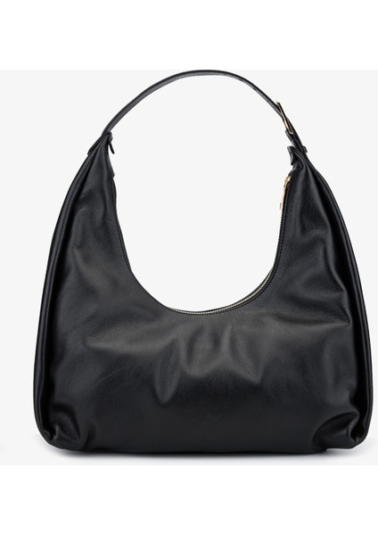 Hakky Kadın Siyah Hakiki Deri Omuz Çanta 301 3012 Bn Canta Y24 modelleri