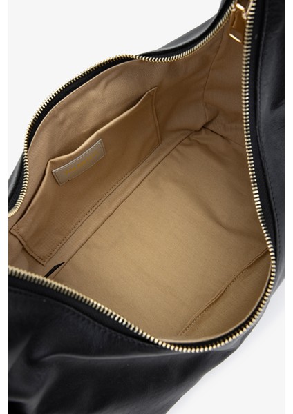 Hakky Kadın Siyah Hakiki Deri Omuz Çanta 301 3012 Bn Canta Y24 fırsatları