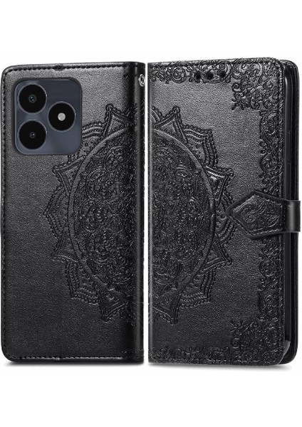 Realme Not 50 Için Flip Case Deri Kılıf Kapak Basit Iş (Yurt Dışından)