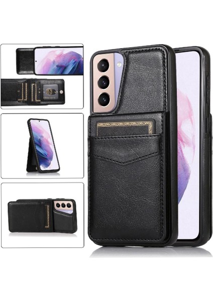 Kredi Kartı Toka ile Samsung Galaxy S21 Premium Deri ile Uyumlu (Yurt Dışından) modelleri