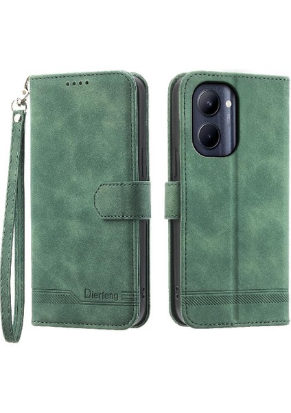Realme C33 Nakit Cep Manyetik Kapatma Kart Yuvaları Premium Için Flip Case (Yurt Dışından)