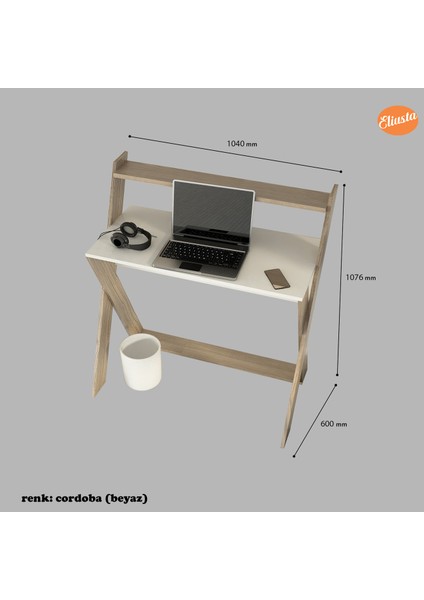 Modilayn x Çalışma Masası Bilgisayar Masası Ofis Masası Bölmeli