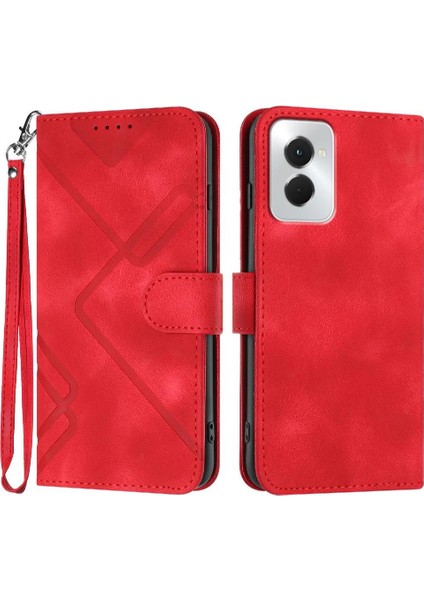 Motorola Moto G Güç 5g Için Flip Case Kart Yuvası ile 2024 Pu Deri Çevirin (Yurt Dışından)
