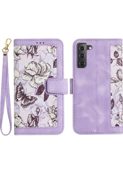 Cüzdan Kılıf Samsung Galaxy Için S22 5g Anti Scratch Pu Deri Manyetik (Yurt Dışından)