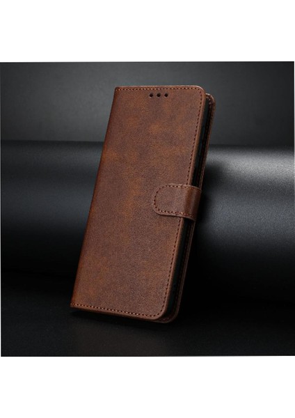 Mays Boutique Toka ile IPhone Xs Max Için Flip Case Kickstand Pu Deri Saf Renk (Yurt Dışından)