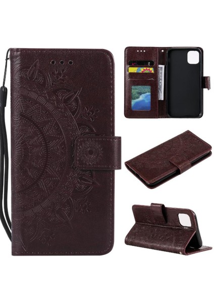 Xiaomi Redmi 13 4g Totem Kabartma Pu Deri Kickstand Için Flip Case (Yurt Dışından)