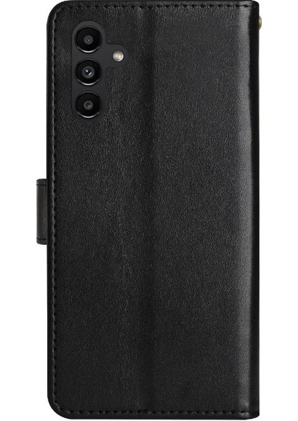 Samsung Galaxy A15 Için Filp Durumda 5g Pu Deri Kart Tutucu Kickstand Bilek (Yurt Dışından)