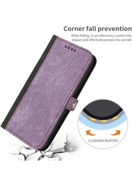 IPhone 16 Için Kılıf Artı Kart Yuvası Standı ile Flip Folio Kitap Kickstand Pu (Yurt Dışından)