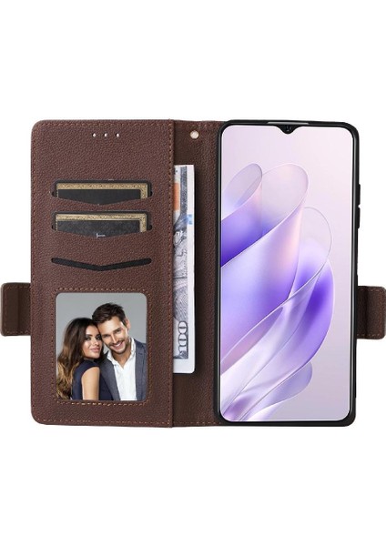 Oukitel C37 Kart Yuvaları Için Flip Case Tutucu Yan Toka Pu Deri Cüzdan (Yurt Dışından) indirimleri