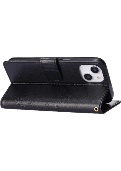 IPhone 15 Için Pu Deri Kickstand Durumda Kart Tutucu Manyetik Kapatma (Yurt Dışından) fırsatları