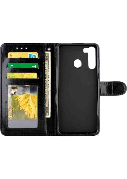 Samsung Galaxy A21 Manyetik Kapatma Darbeye Kickstand Pu Için Flip Case (Yurt Dışından) fırsatları