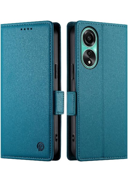 Oppo A78 4g Günlük Kullanım Için Flip Case Kartvizit Yuvaları Cüzdan Flip (Yurt Dışından)