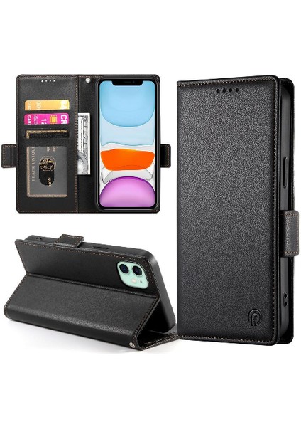 IPhone 11 Iş Cüzdan Günlük Kullanım Için Flip Case Kart Yuvaları Flip (Yurt Dışından)