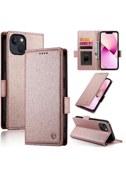 IPhone 13 Kart Yuvaları Için Flip Case Günlük Kullanım Cüzdan Iş Çevirme (Yurt Dışından)