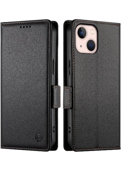 IPhone 13 Için Flip Case Mini Kartvizit Yuvaları Cüzdan Günlük Kullanım Flip (Yurt Dışından)